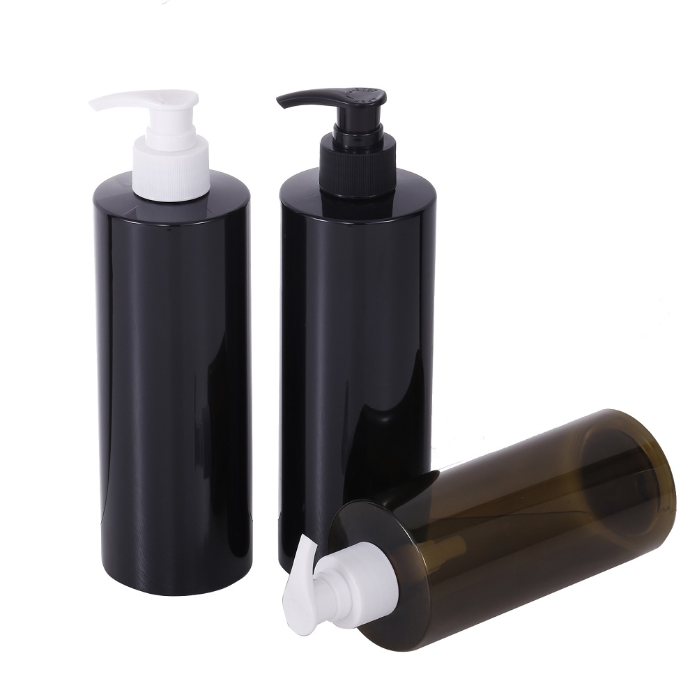 300ml amber cylinder pet plastic packaging bottle containers
