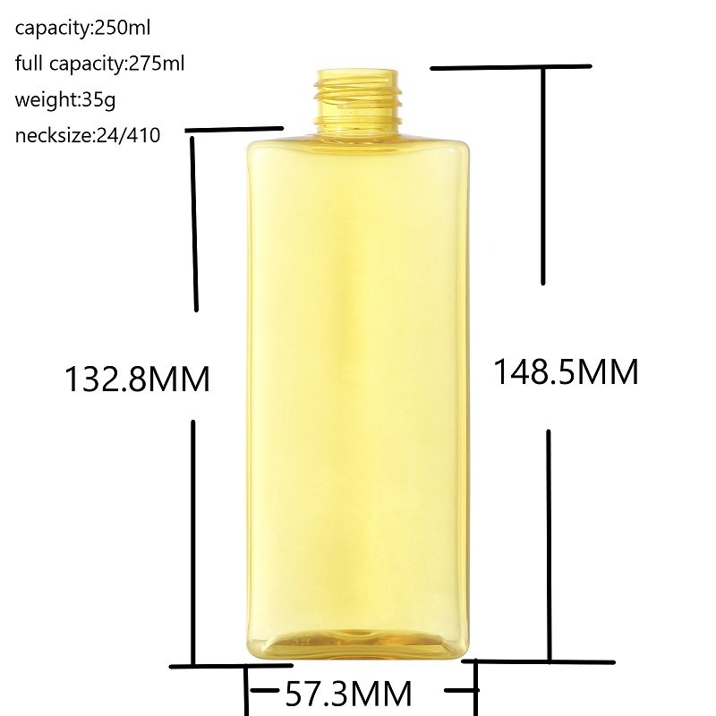 100ML : 100 ml ovale transparente PET flacon 24.410