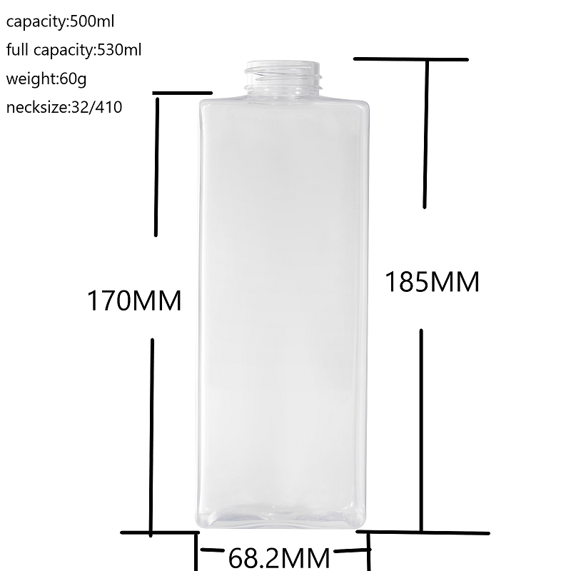 Récipients rectangulaires de bouteilles d'emballage en plastique PET de 100  ml Fabricant, Récipients rectangulaires de bouteilles d'emballage en  plastique PET de 100 ml Usine, Chine Récipients rectangulaires de  bouteilles d'emballage en plastique