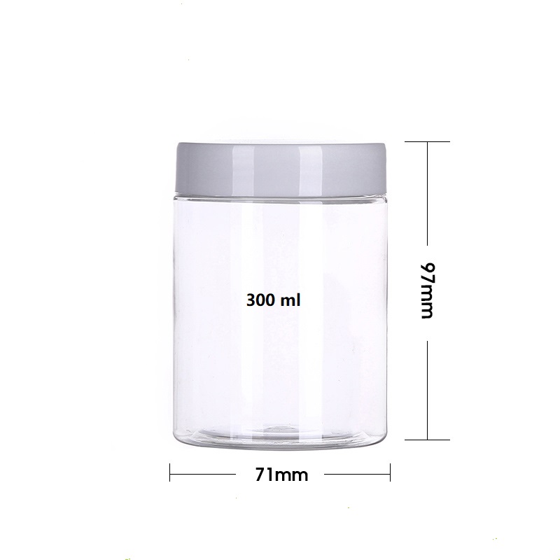 300ml plastic packaging jar