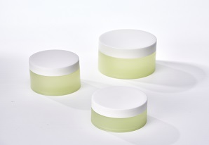 NOUVEAU PRODUIT : pot de crème pour le visage en plastique givré pot en plastique cosmétique